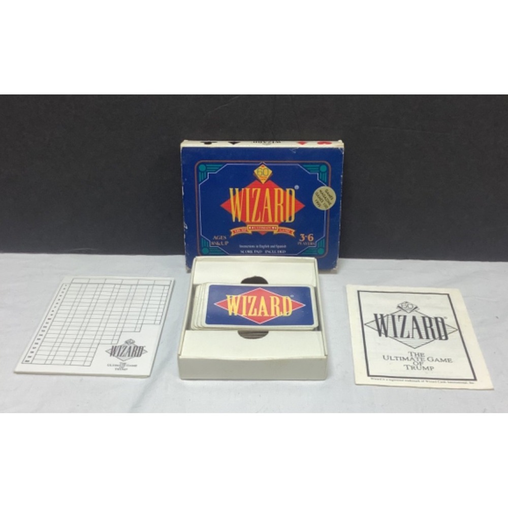 The Original WIZARD Card Game US Games Systems vintage Complete